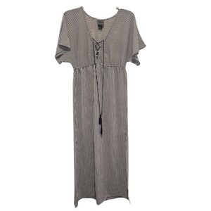 Palisades Beach Club Women’s Maxi Swim Cover Size Small Nautical Vacation
